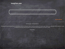 Tablet Screenshot of inception.com