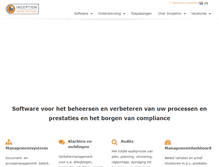 Tablet Screenshot of inception.nl